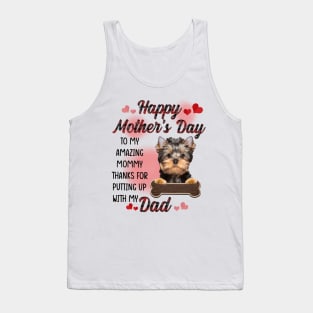 Yorkshire Terrier Happy Mother's Day To My Amazing Mommy Tank Top